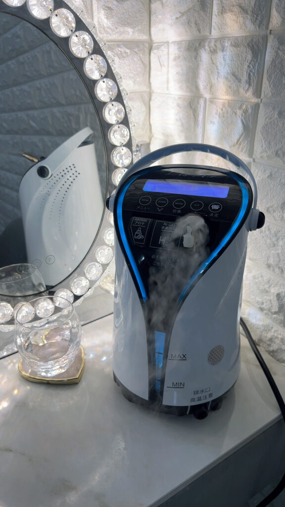 自宅の水素吸入器リタエアー